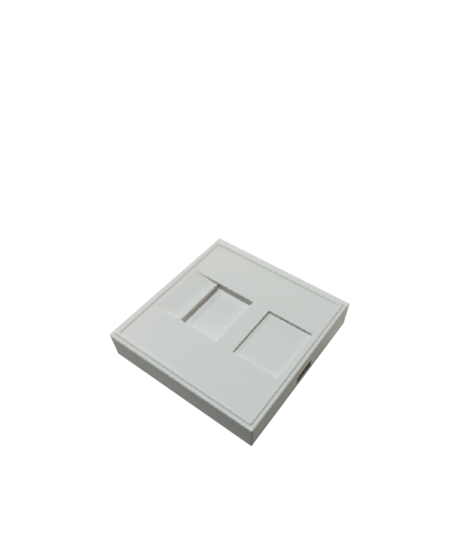 D-Link Modular insert for French Faceplate Frame 45x45mm,white|NMI-11WHI01B2  NMI-11WHI01B2