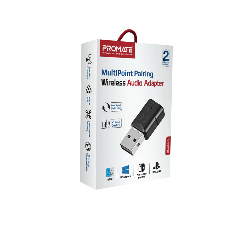 PROMATE Multipoint Pairing Wireless Audio Adapter | BLUELINK BLUELINK