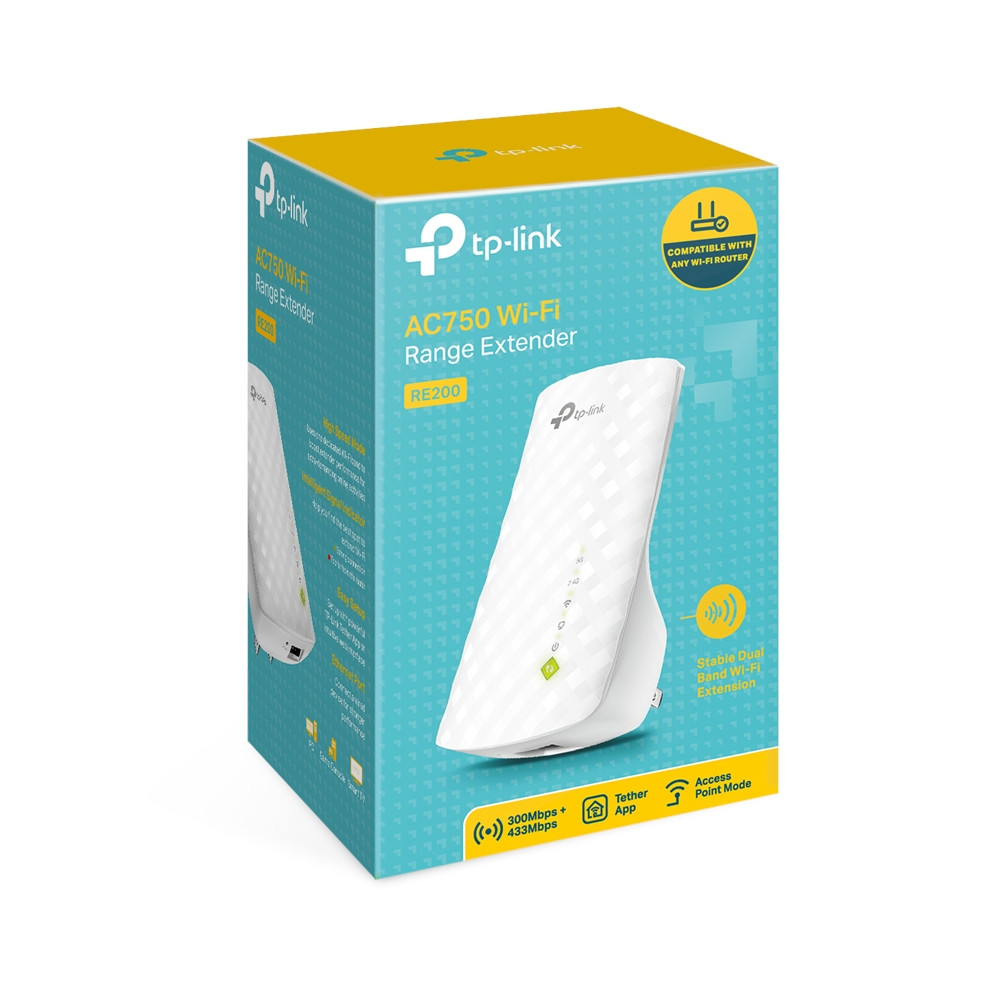 TP-Link AC750 Wi-Fi Range Extender | RE200 RE200