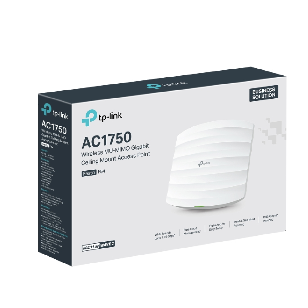 TP-Link AC1350 Wireless MU-MIMO Gigabit Ceiling Mount WiFi 5 Access Point | Festa F52 Festa F52