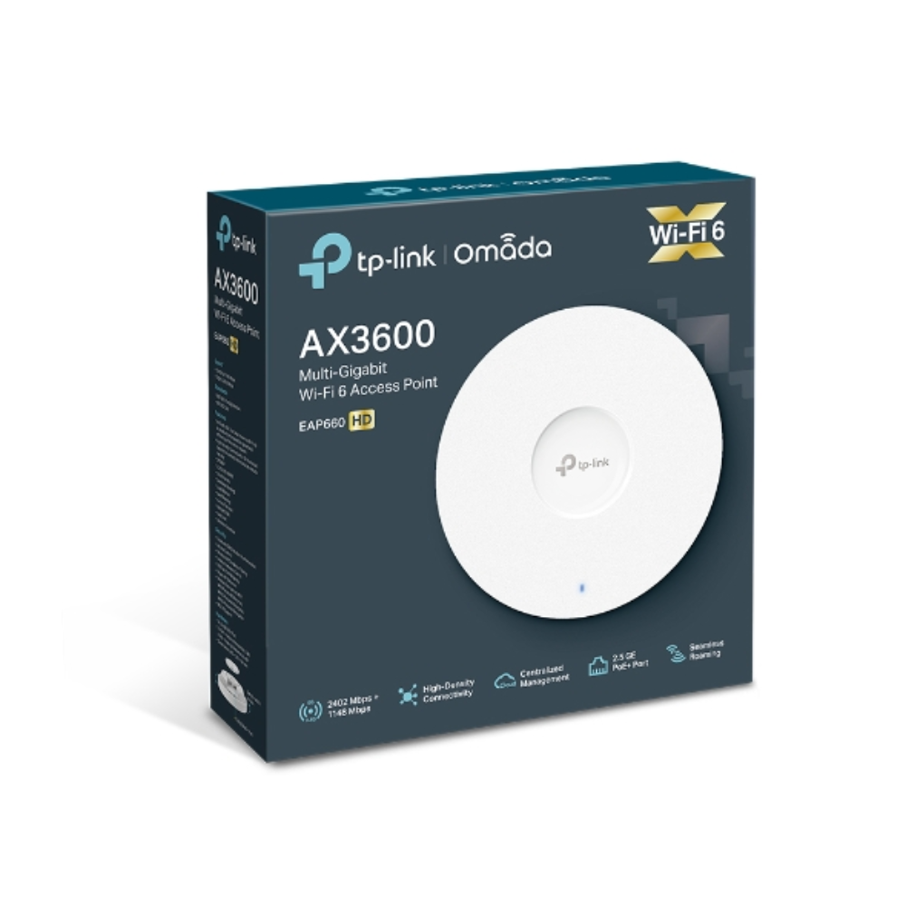 TP-Link AX3600 Wireless Dual Band Multi-Gigabit Ceiling Mount Access Point | EAP660 HD  EAP660 HD