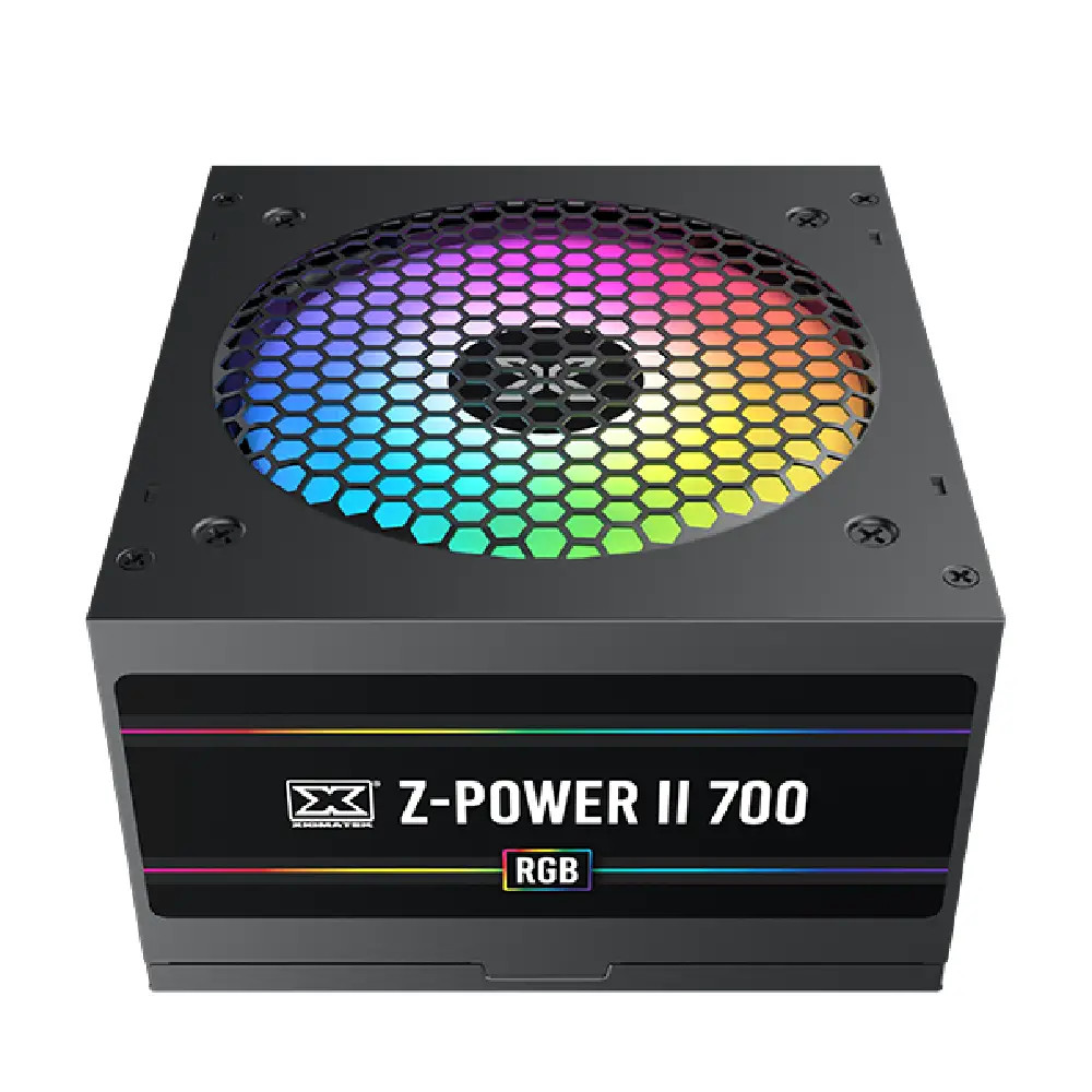 XIGMATEK Z-Power II RGB 700 PSU Power Supply Non-Modular 500W ,Black | EN44557  EN44557