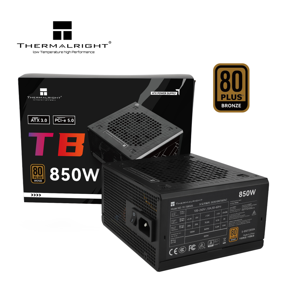 THERMALRIGHT TR-TB850S 850W Bronze PSU | TR-TB850S  TR-TB850S