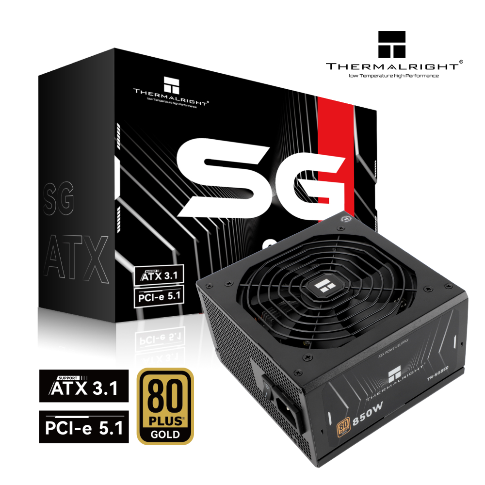 THERMALRIGHT 850W Gold Fully Modular Power Supply | TR-SG850  TR-SG850