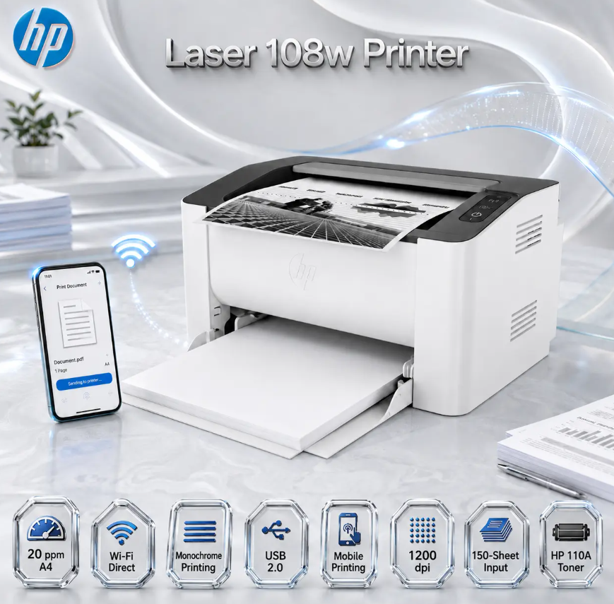 HP Laserjet 108w - 4ZB80A 108w
