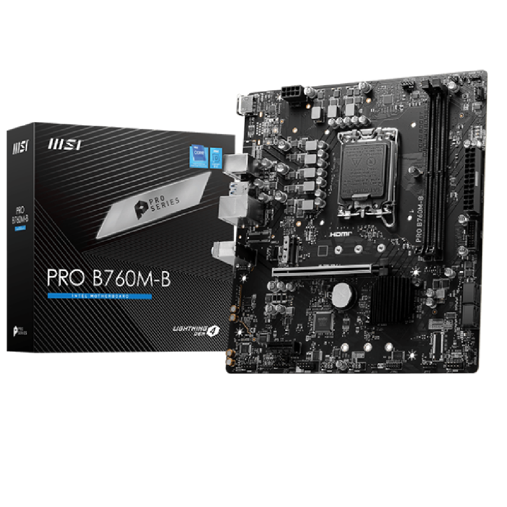 MSI PRO B760M-B DDR5 Motherboard | 911-7D90-054  911-7D90-054
