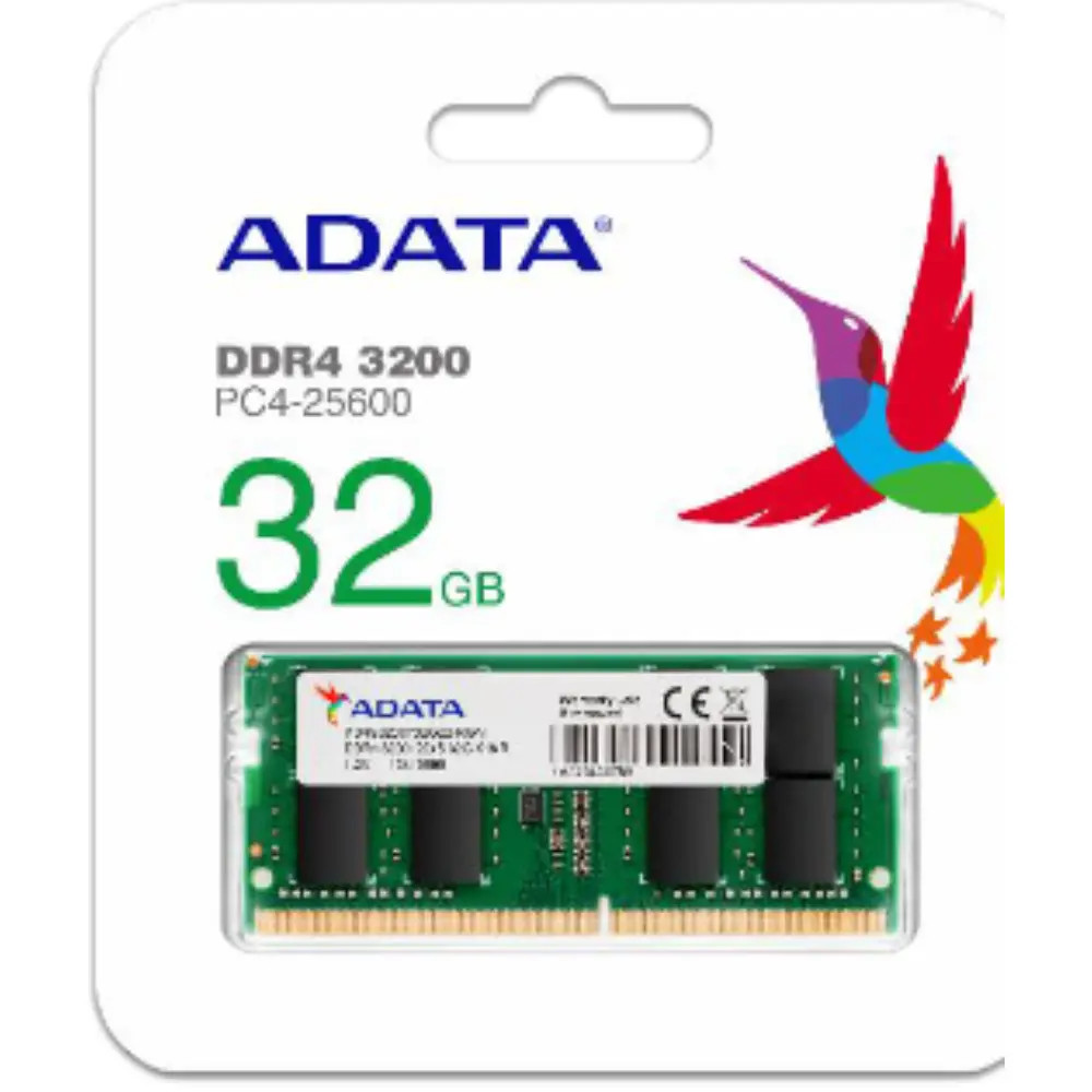 ADATA DDR4 32GB SODIMM 3200MHz PC4-25600 Laptop RAM | AD4S320032G22SGN  AD4S320032G22SGN