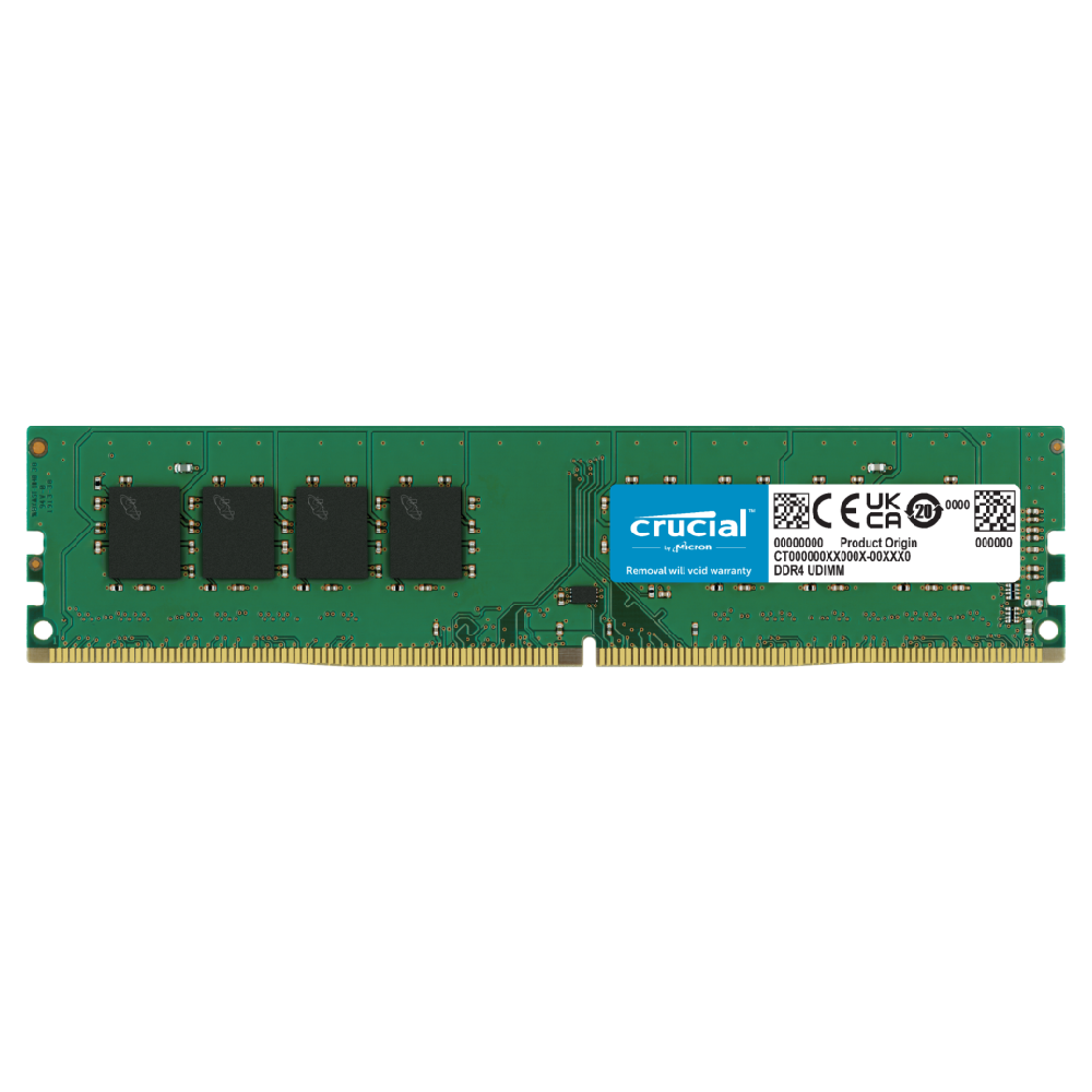 CRUCIAL 32GB 3200 DDR4 Desktop RAM  Crucial 32GB