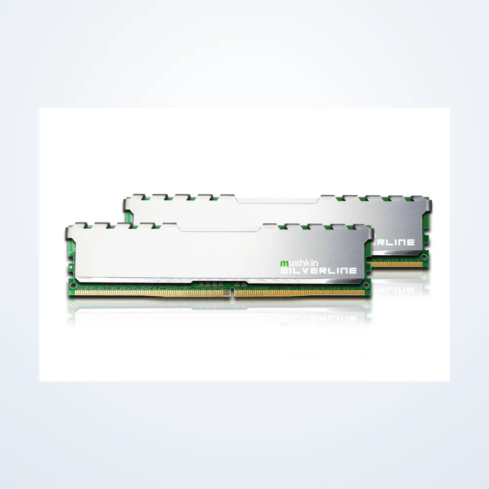 MUSHKIN ENHANCED SILVERLINE 64GB (2x32GB) DDR4 3200MHz Desktop Memory  Enhanced Silverline