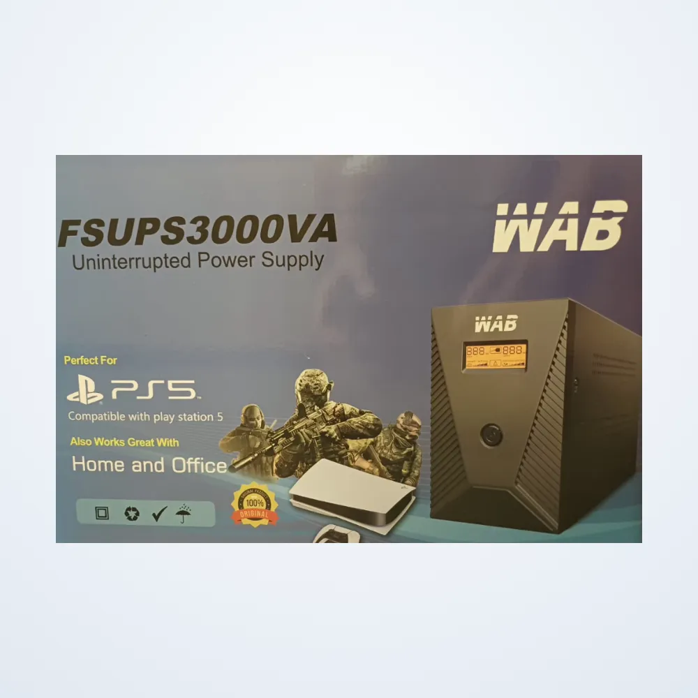 WAB 3000VA UPS Backup Power System for PS5, Home & Office  WAB3000