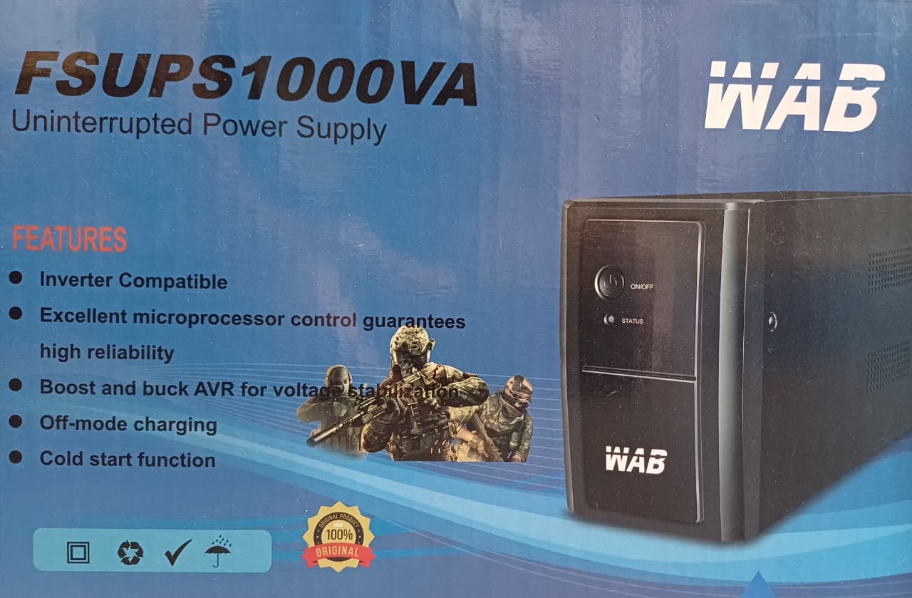 WAB 1000VA UPS Backup Power System  WAB1000