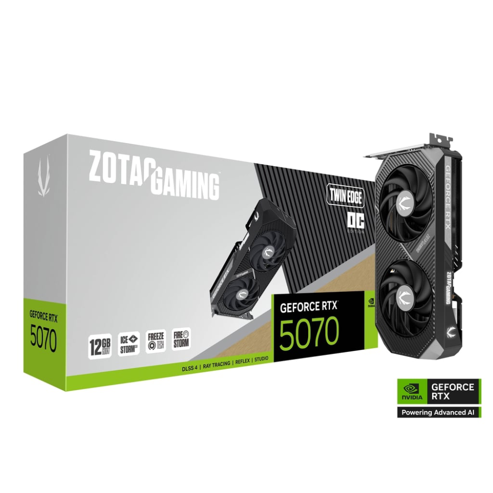 ZOTAC GAMING GeForce RTX 5070 Twin Edge OC | ZT-B50700H-10P ZT-B50700H-10P