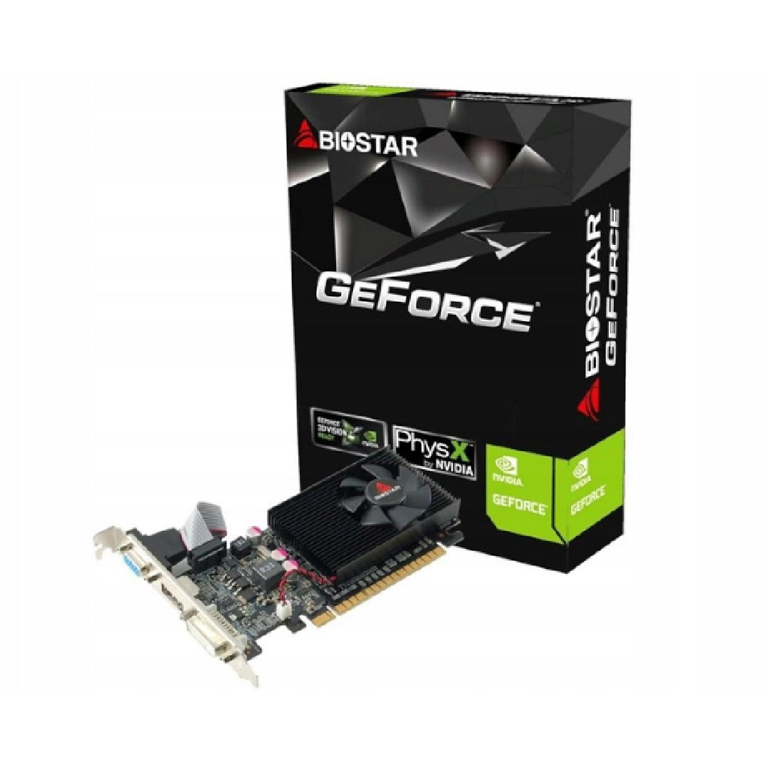 BIOSTAR GeForce GT 730 4GB DDR3 Graphics Card | VN7313TG46-TN1NA-BS2 VN7313TG46-TN1NA-BS2