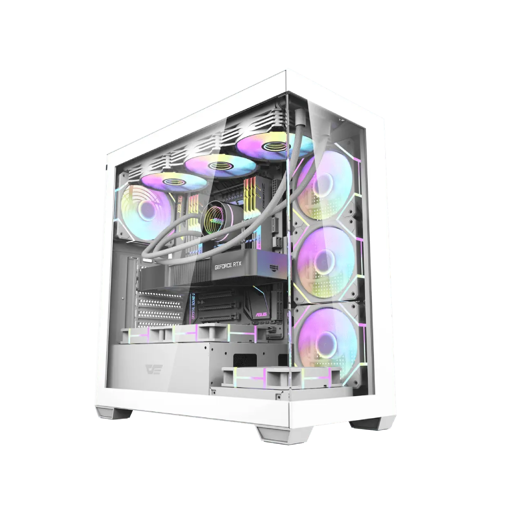 DARKFLASH DS900 ATX PC Case - White | DS900 DS900