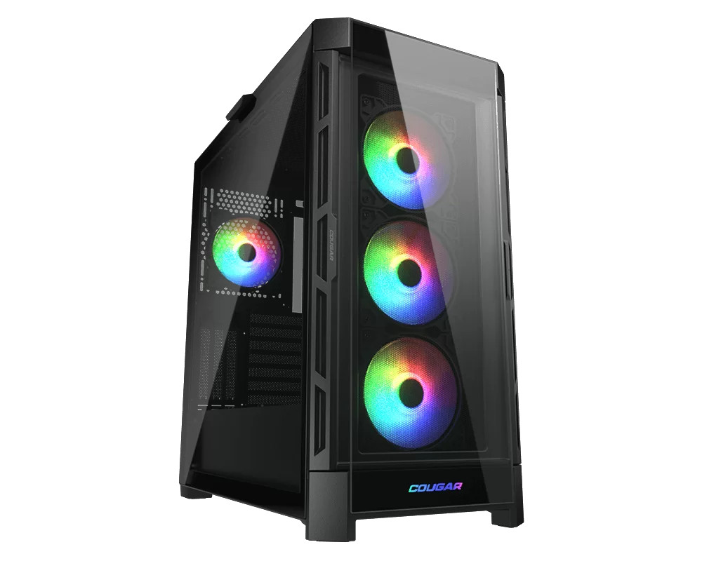 COUGAR Duoface Pro RGB Mid Tower Case,Black | DUOFACE-PRO-BLACK DUOFACE-PRO-BLACK