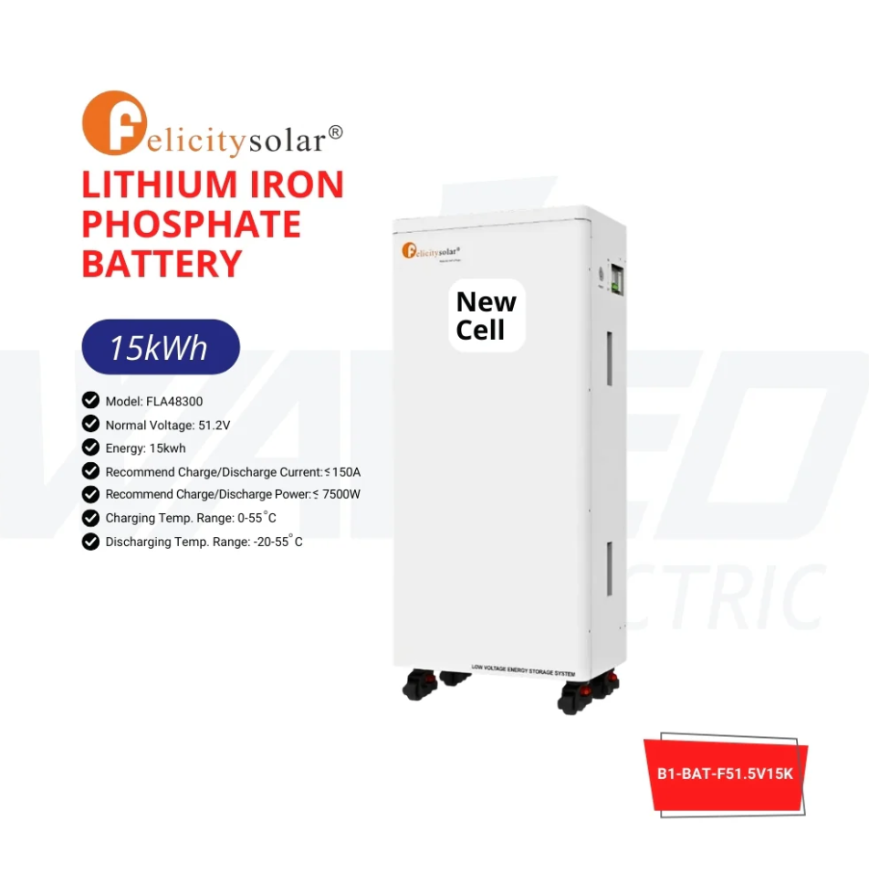FELICITY  15KW - Lithium Iron Phosphate Battery  B1-BAT-F51.5V15K