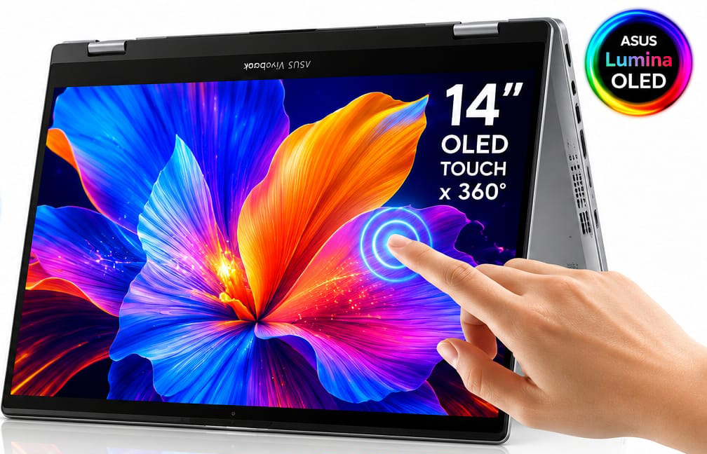 ASUS VIVOBOOK FLIP OLED TP3407SA-DS74T