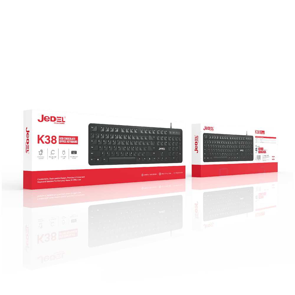 JEDEL Wired Keyboard K38