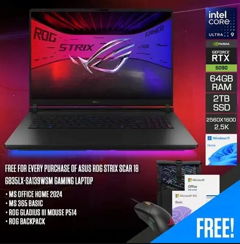 ASUS ROG STRIX SCAR EDITION 18 G835LX-S9113