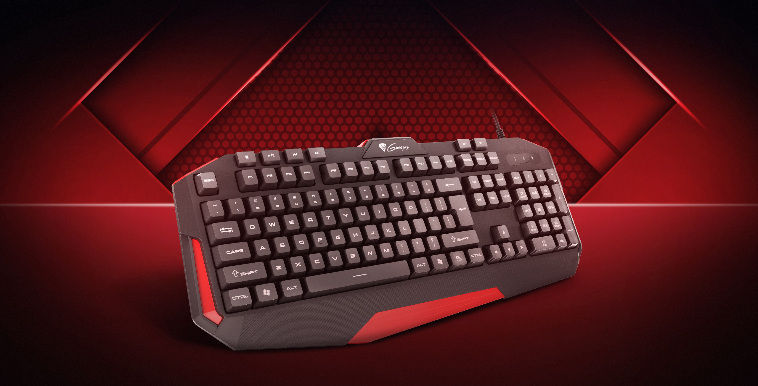 GENESIS Gaming Keyboard - US Layout - NKG-0940  RHOD 220