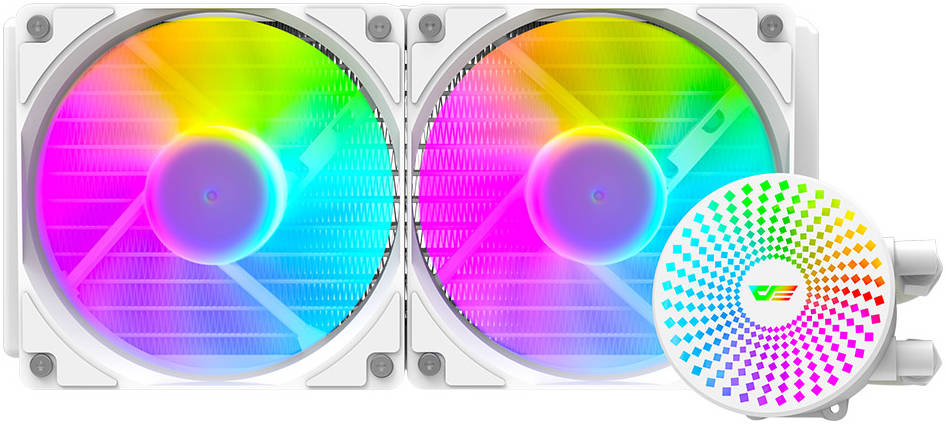 DARK FLASH Radiant DC Liquid CPU Cooler   240