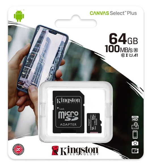 KINGSTON Memory Card  64GB microSD