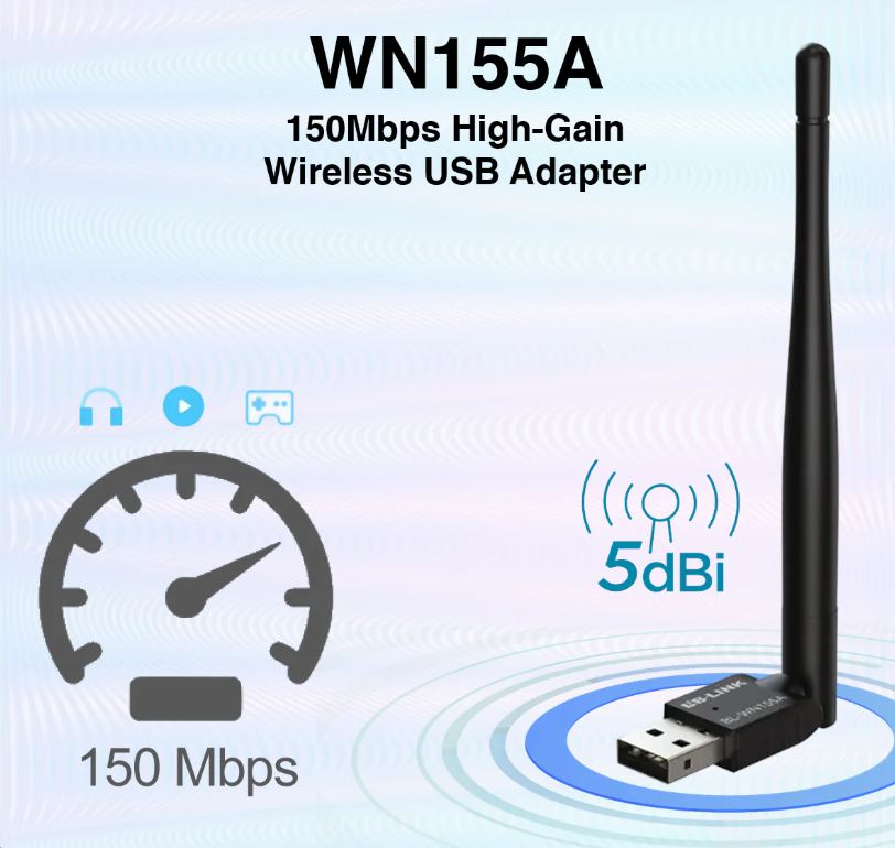 NE 150Mbps High-Gain wifi  Adapter with Antenna  Wireless USB