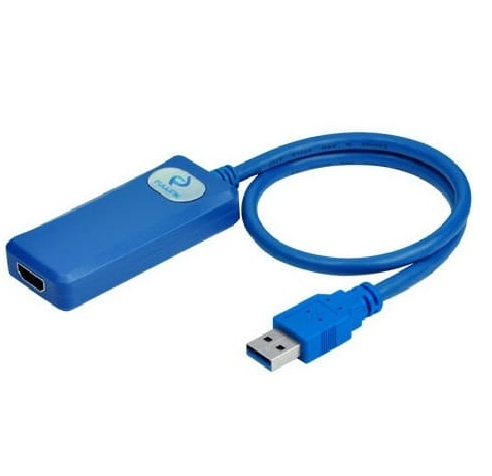 NE USB to HDMI Male to Female Converter Adapter Multi-Monitor Adapter with Audio  G193