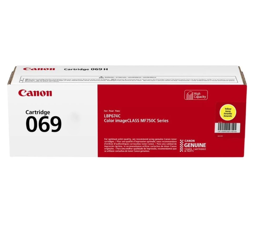 CANON Original Laser Toner Cartridge Yellow  069 CN i-SENSYS LBP673 / MF750 Series
