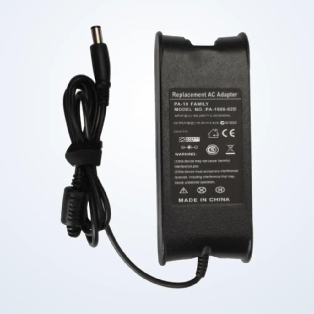 DELL 19.5V 4.62A 90W AC Adapter Laptop Charger  PA-1900-02D