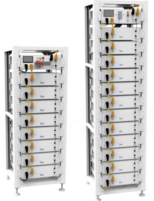 DEYE lithium high voltage   BOS-G Pro without BMS. 19″ rack mount battery  5.1 kwh