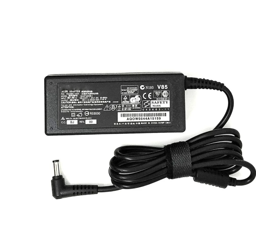 Toshiba Compatible 65W Laptop Adapter 19V 3.42A, 5.5×2.5mm  PA3468U-1ACA