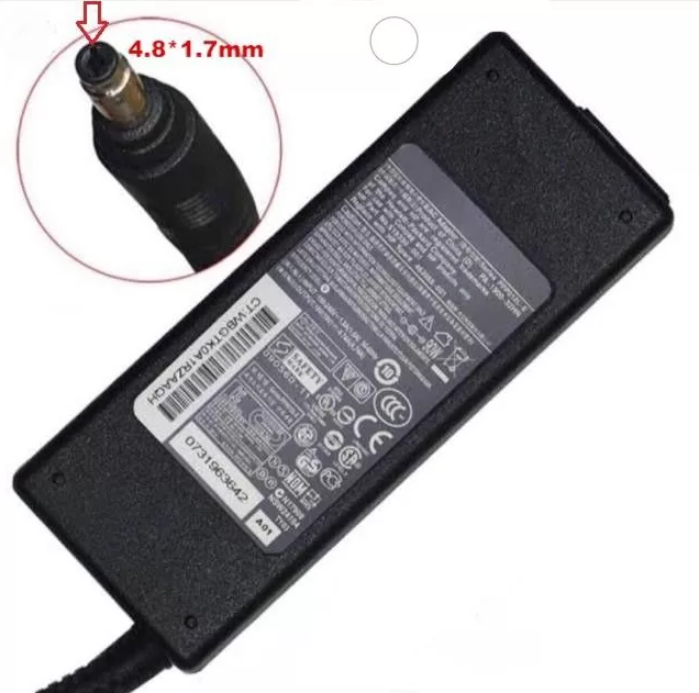 HP Replacement Adapter Charger 19V 4.74A 90W 4.8×1.7mm Bullet Plug