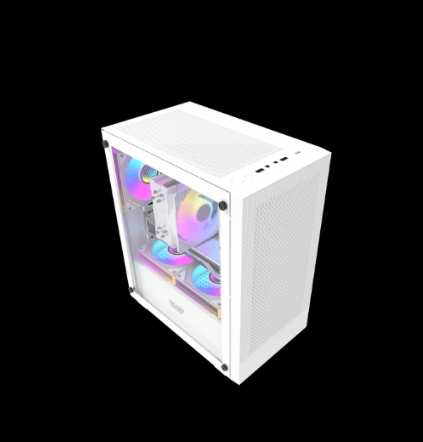 DarkFlash M305 M-ATX PC Case, WHITE