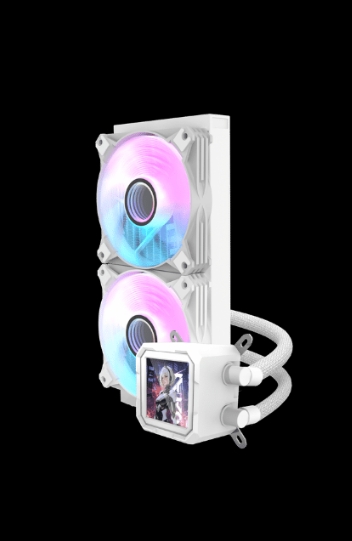 DarkFlash DV240S Liquid CPU Cooler, WHITE