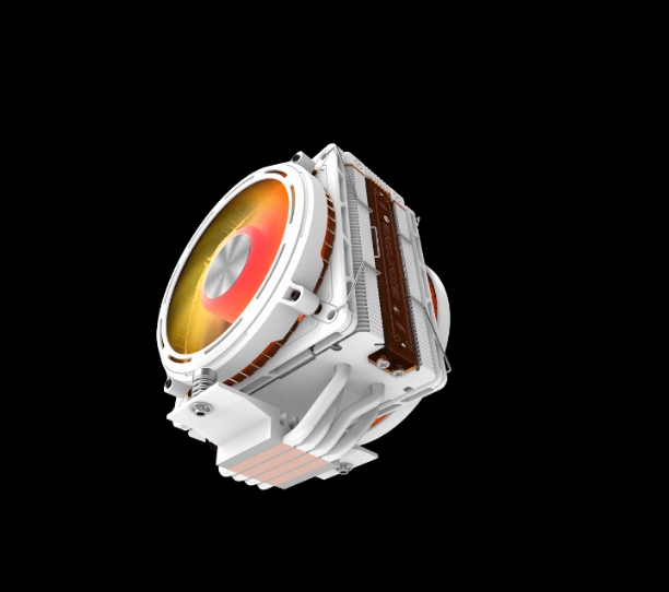 DarkFlash EXPLORE E400 PLUS Air CPU Cooler, WHITE