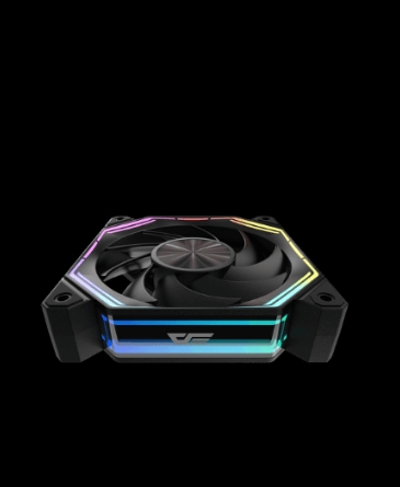 DarkFlash INF34 5IN1 A-RGB Cooling Fan, BLACK