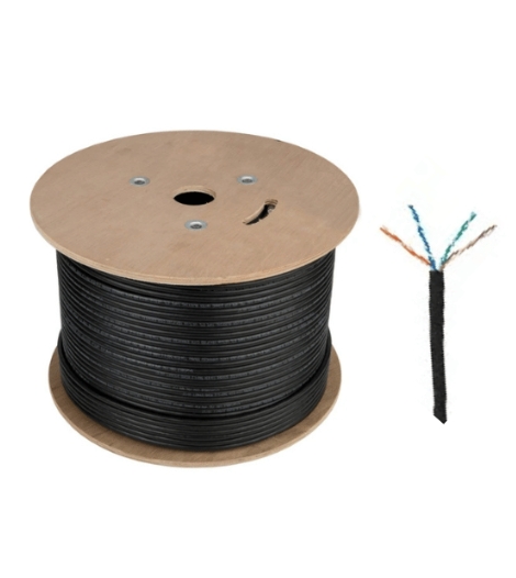 Cat 6 Network Cable 290M for Indoor Bare Copper Aluminum, Wire Diameter 0.6mm