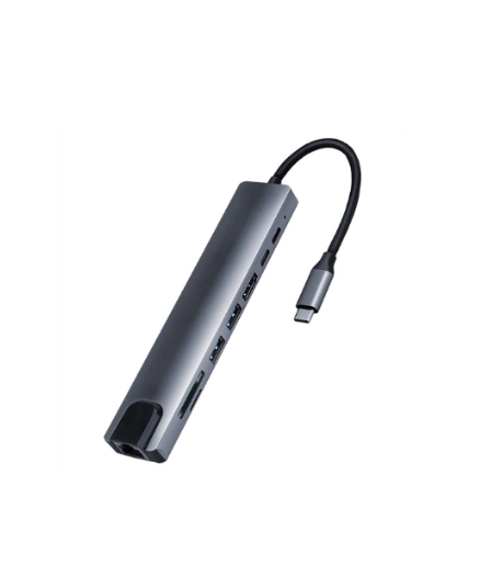 Type-C 8 in 1 Multiport to USB C 4K HDMI Adapter USB 3.0