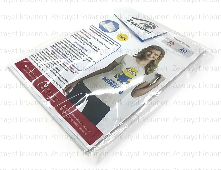ZEKRAYAT Light Transfer Paper Korean Quality