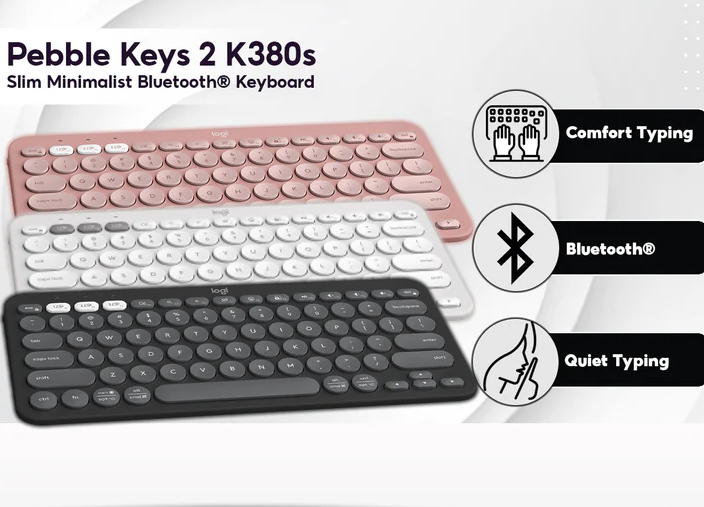 LOGITECH Bluetooth Keyboard Pebble Keys 2 K380s Graphite EN/AR  920-011867
