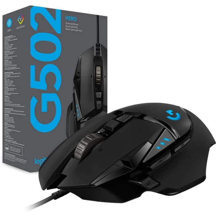 LOGITECH Gaming Mouse G G502 HERO High Performance 910-005471