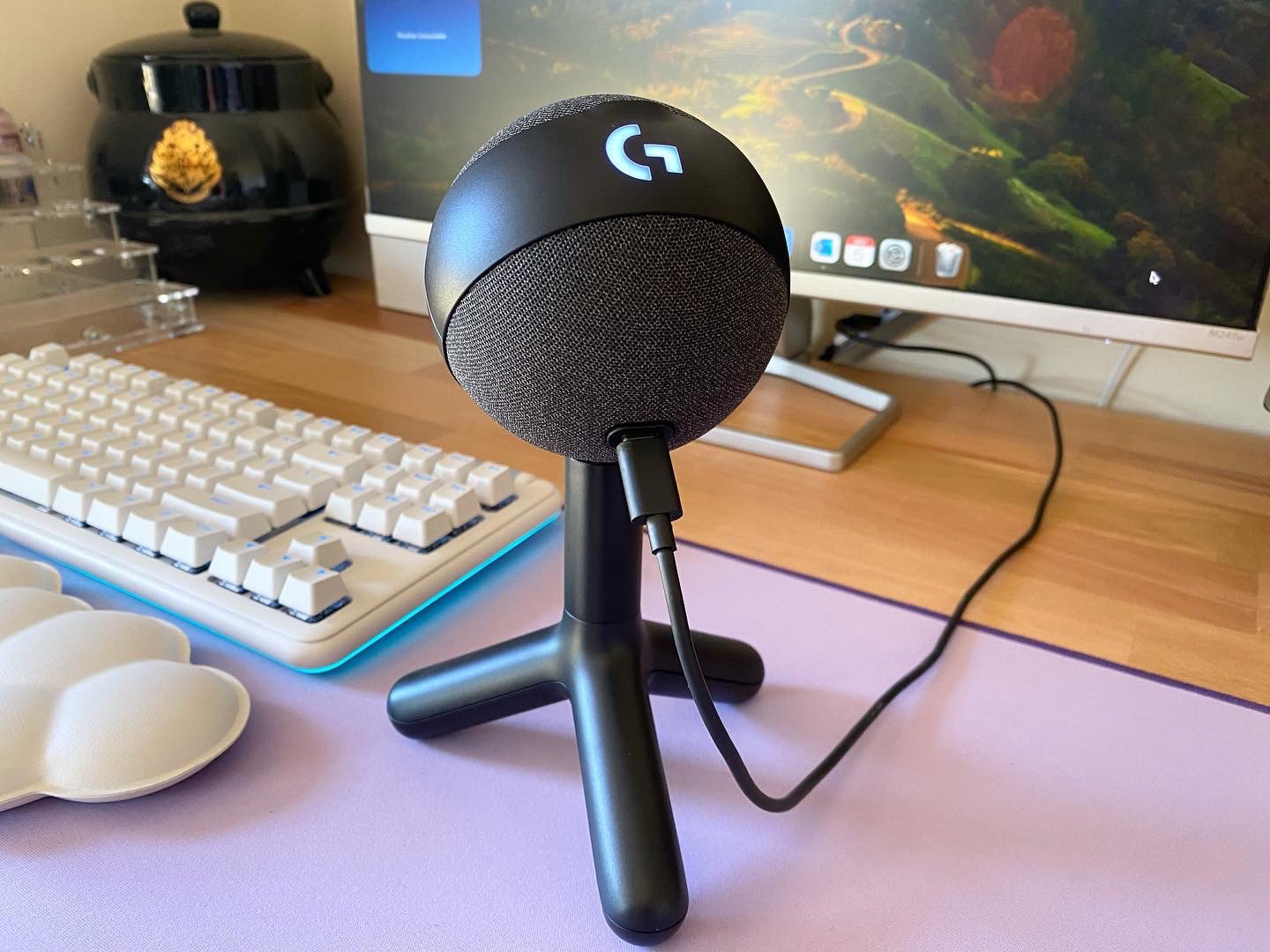 LOGITECH Gaming Microphone G Yeti Orb RGB - LIGHTSYNC - BLACK - USB  988-000551