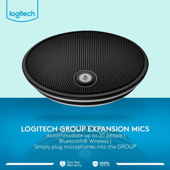 LOGITECH Group Expansion Mics for large meetings  989-000171