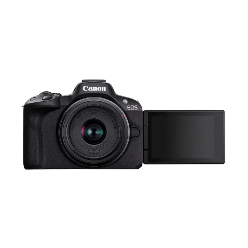 CANON EOS R50 Mirrorless Camera Content Creator Kit – Black  5811C035