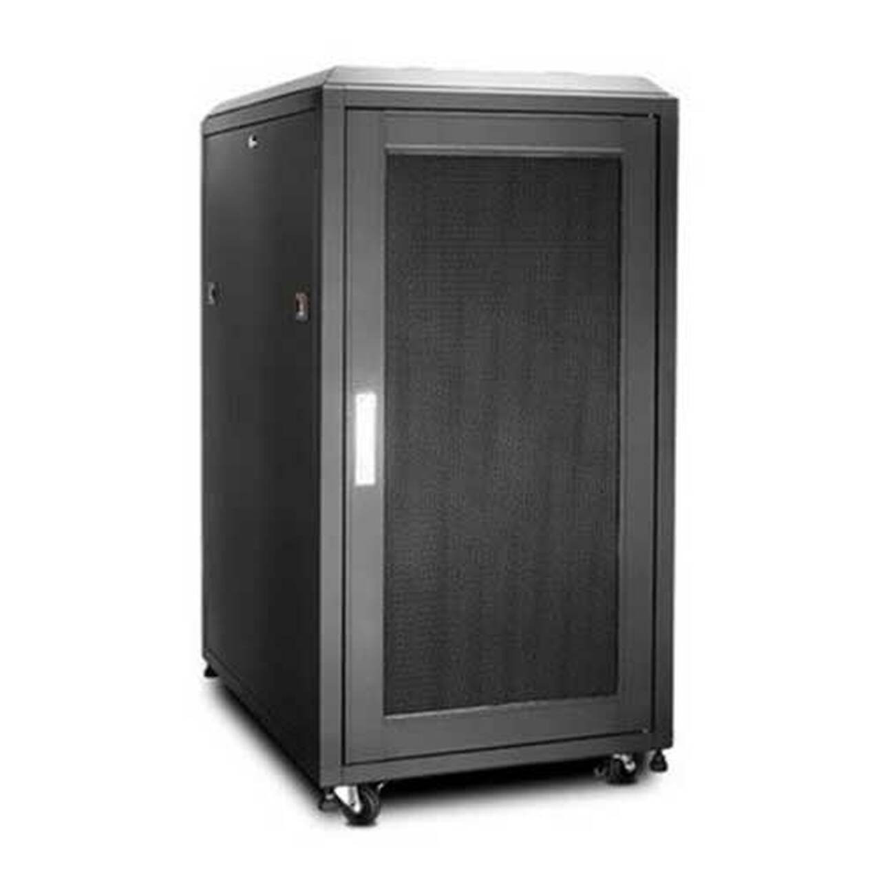 EUSSO Server Cabinet 22U W600*D800 Door Type Front Glass-Rear Perforated 4 Cooling Fans + 1 Fixed Shelf | MS-EJS6822-GP  MS-EJS6822-GP 22U