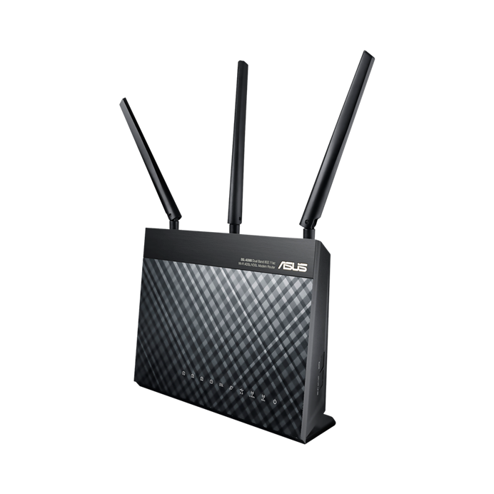 ASUS DSL-AC68U AC1900 Dual-Band Wireless VDSL/ADSL 2+ Gigabit Modem Router (USB 3.0 for Media Server for Phone Line Connections - BT Infinity, YouView, TalkTalk, EE and Plusnet Fibre | 90IG00V1-BU2G00 90IG00V1-BU2G00