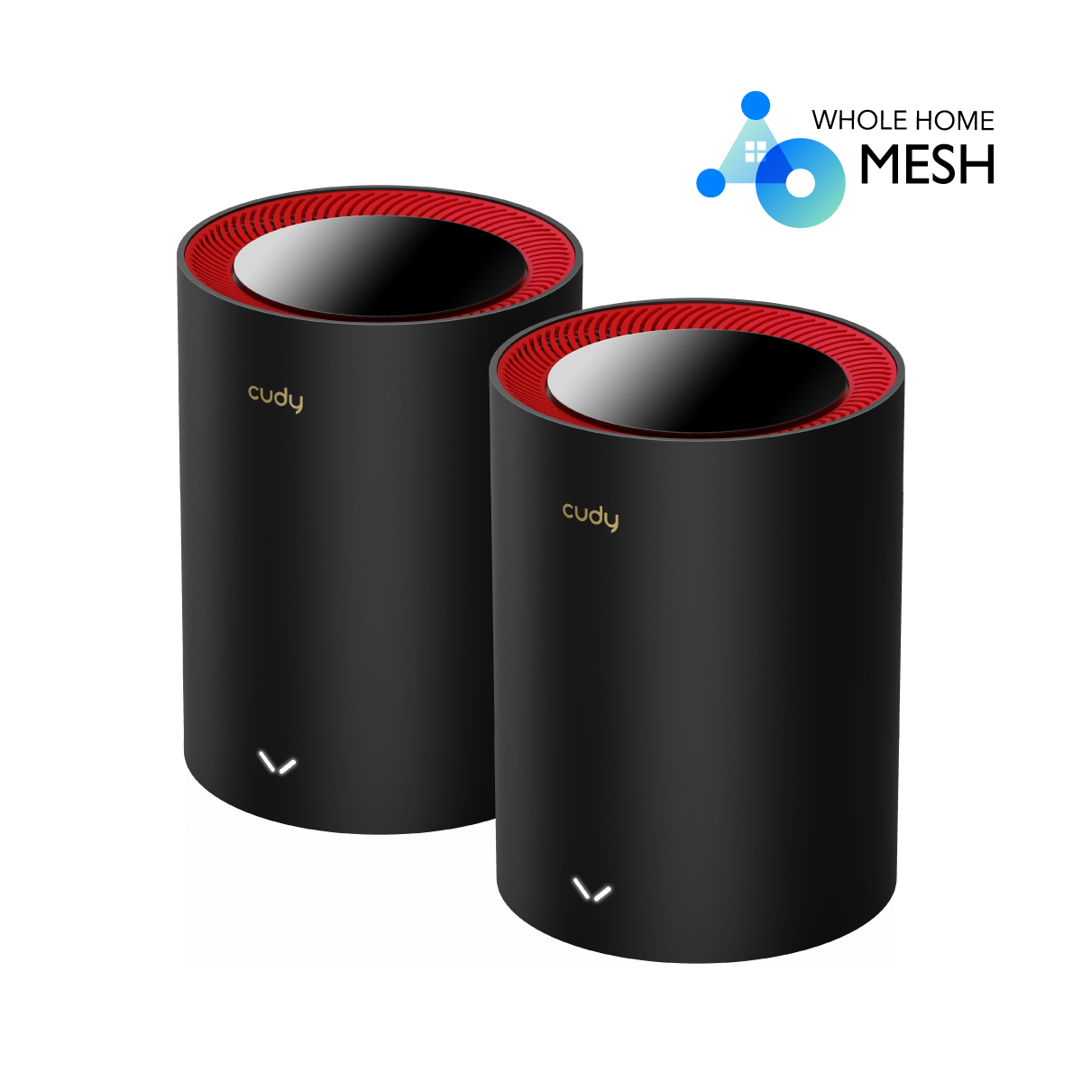 CUDY AX3000 2.5G Dual Band Wi-Fi 6 Mesh System, 2-Pack | M3000  M3000