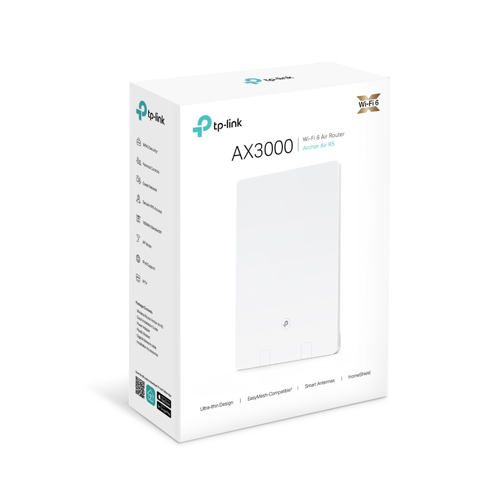 TP-LINK Archer Air R5 AX3000 Dual-Band Wi-Fi 6 Air Router | Archer Air R5  Archer Air R5