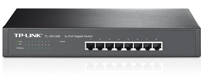 TP-LINK TL-SG1008 8-Port Gigabit Desktop Switch  TL-SG1008